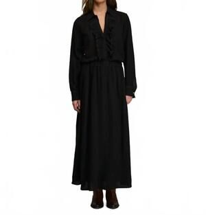 NEW DIEGA flared jabo with elasticated waist skirt in brown choco